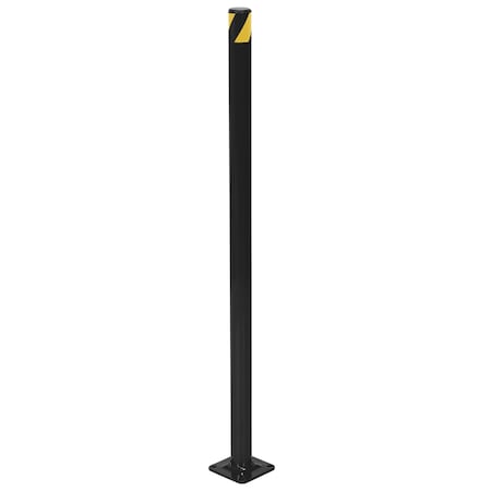 Vestil STEEL PIPE SAFETY BOLLARD 36"X1.75" BLK BOL-36-2-BK